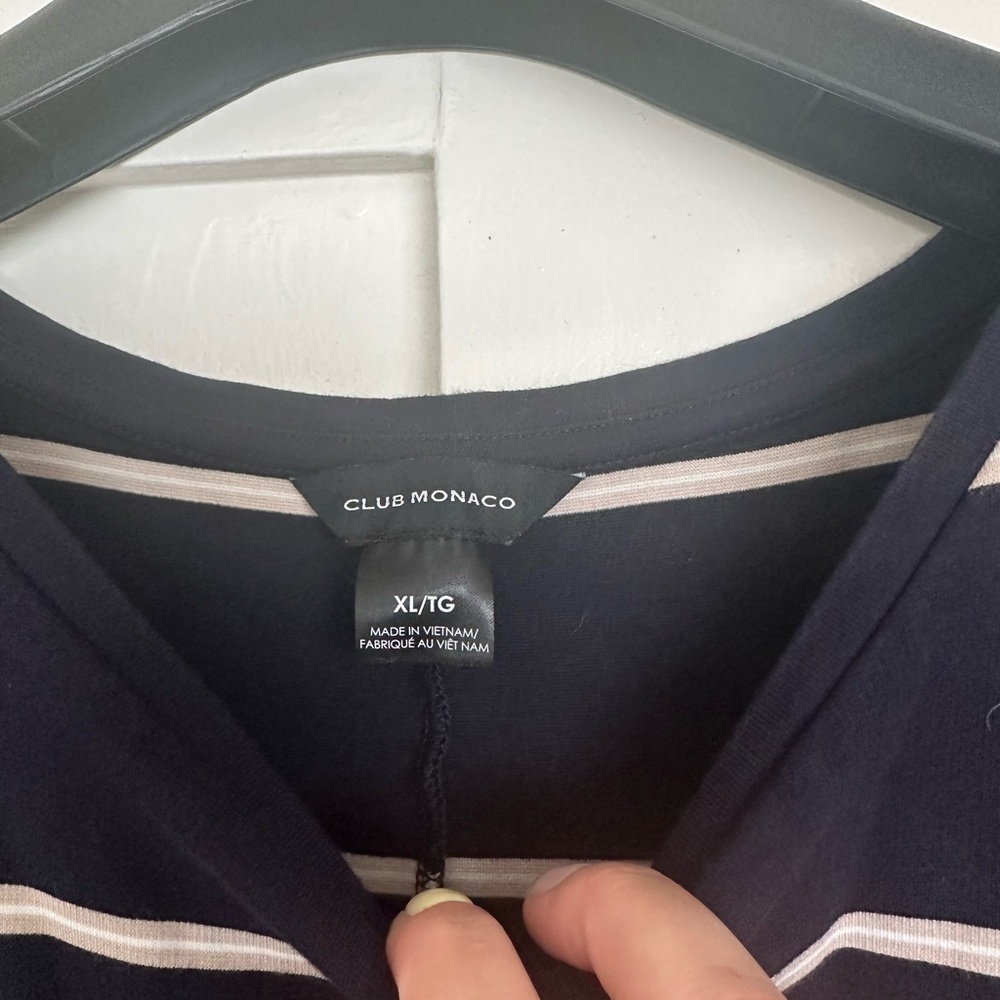Club Monaco Faux Wrap Mini Dress - Picture 2 of 4
